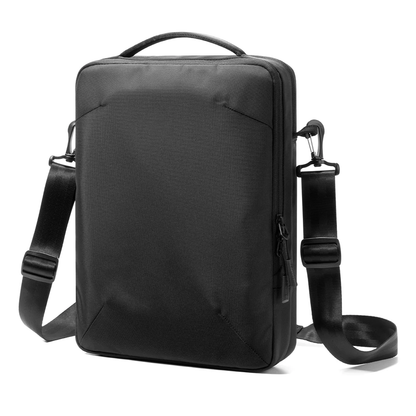 Strukturalna torba crossbody na laptopa do miejskich dojazdów